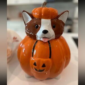 Corgi cookie jar